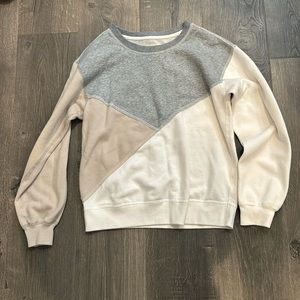 Abercrombie color block crew